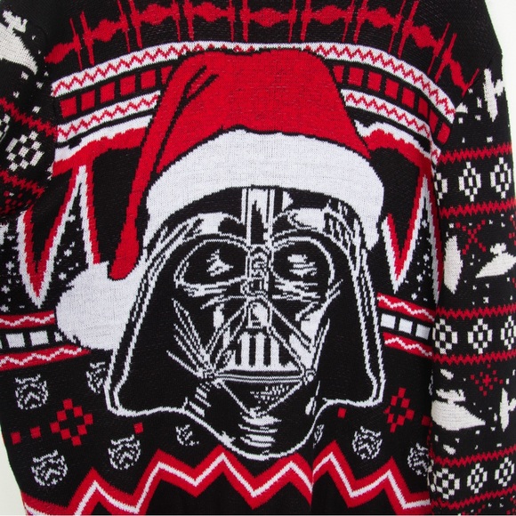 Lucas Film Marry Sithmas Ugly Star Wars Holiday Sweater - Picture 2 of 11